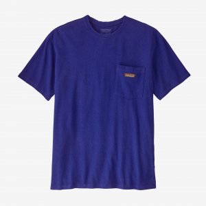 Мужская футболка с рабочим карманом , цвет Cobalt Blue Patagonia