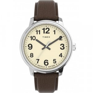 Наручные часы Easy Reader TW2V21300, серебряный, бежевый TIMEX. Цвет: бежевый/кремовый