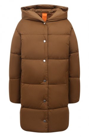 Утепленная куртка BOSS. Цвет: коричневый