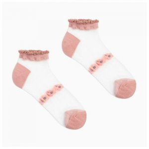 Носки , размер 36-37, розовый Minaku. Цвет: розовый