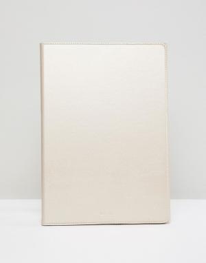 Кожаный чехол для iPad Pro с диагональю экрана 9,7 дюймов London Knomo. Цвет: золотой