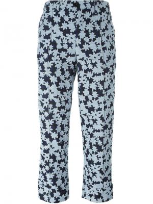 Укороченные брюки с цветочным принтом Julien David