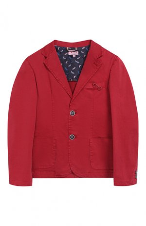 Хлопковый пиджак Aletta. Цвет: красный