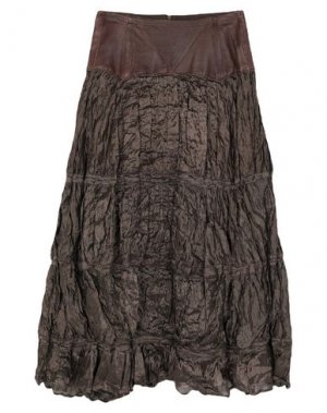Длинная юбка AB/SOUL. Цвет: темно-коричневый