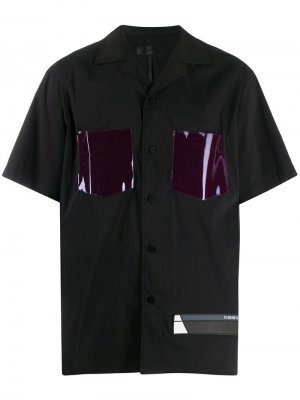 Рубашка с длинными рукавами и логотипом D.Gnak. Цвет: черный