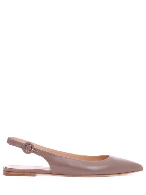 Балетки кожаные GIANVITO ROSSI