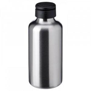 Бутылка для воды ENKELSP RIG нержавеющая сталь черная 0,7 IKEA
