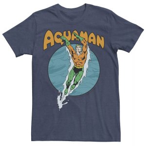 Мужская футболка для плавания и танцев «Аквамен» DC Comics