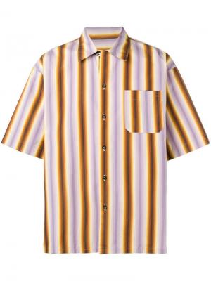 Полосатая рубашка с короткими рукавами Marni