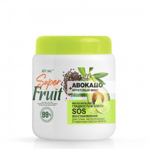 Маска-бальзам для волос авокадо+ фруктовый микс гладкость и блеск 450мл Витекс