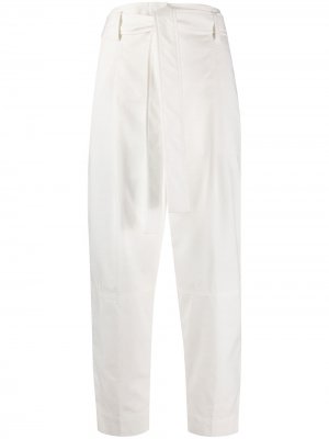 Укороченные брюки с клапаном 3.1 Phillip Lim. Цвет: белый