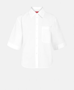 Рубашка-блузка, белый Hugo