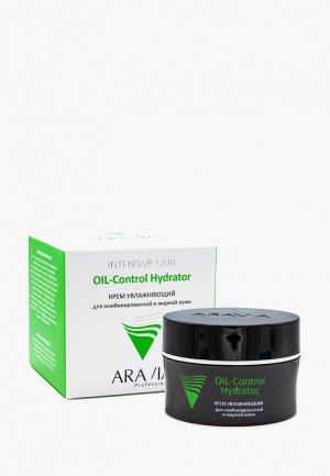 Крем для лица Aravia Professional увлажняющий комбинированной и жирной кожи OIL-Control Hydrator, 50 мл. Цвет: белый