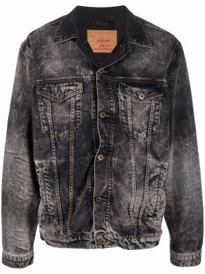 Джинсовая куртка Jack из вареного денима Y/Project. Цвет: черный