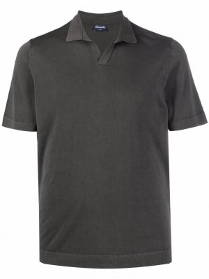 Open-collar polo shirt Drumohr. Цвет: серый