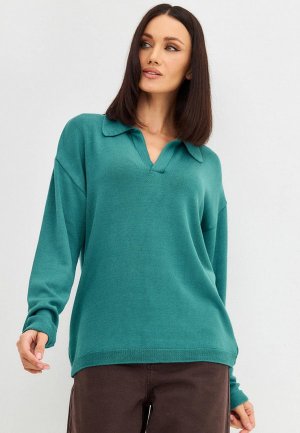 Пуловер Сиринга. Цвет: бирюзовый