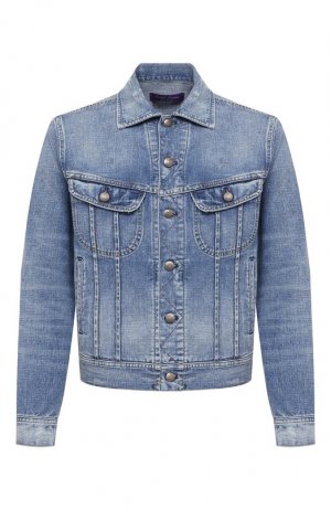 Джинсовая куртка Ralph Lauren. Цвет: синий