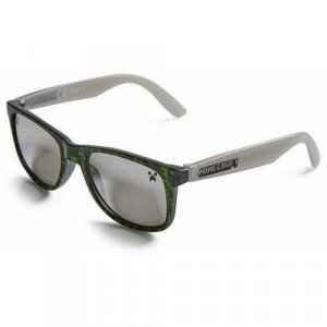Солнцезащитные очки 407917, черный, зеленый Minecraft. Цвет: черный