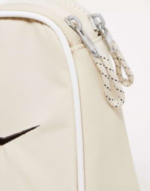 Сумка через плечо унисекс Sportswear Essentials (1л) цвета камня Nike