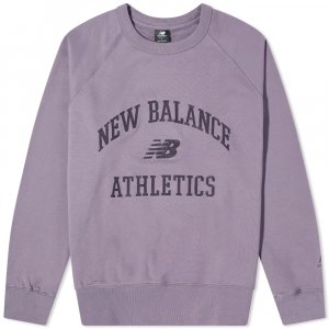 Университетский флисовый свитер с круглым вырезом Athletics New Balance