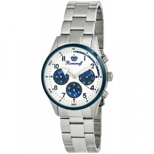 Наручные часы 4595GG2, синий, серебряный Romanoff. Цвет: синий/серебристый/белый