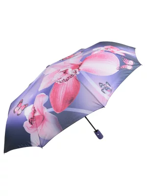 Зонт женский 801-FAP сиреневый/розовый frei Regen