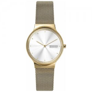 Наручные часы Whitney, золотой, серебряный SKAGEN. Цвет: золотистый