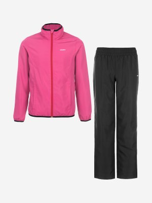 Спортивный костюм для девочек , Розовый, размер 134 Demix. Цвет: розовый
