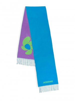 Шерстяной шарф L'echarpe Fleur , фиолетовый Jacquemus