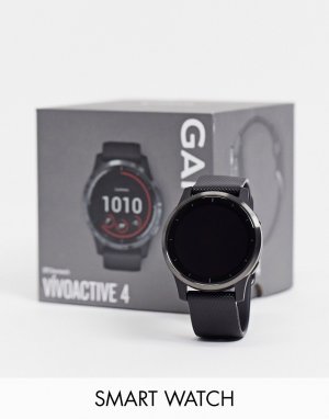 Смарт-часы в стиле унисекс Vivoactive 4 010-02174-12-Черный цвет Garmin