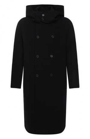 Шерстяное пальто Stella McCartney. Цвет: чёрный