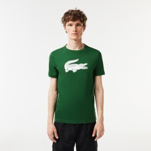 Футболки Мужская футболка с принтом Regular Fit Lacoste. Цвет: зелёный