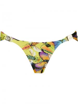 Embellished butterfly bikini bottom Blue Man. Цвет: none
