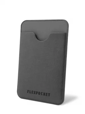 Кредитница унисекс POL-7ES серая-classic Flexpocket. Цвет: серый
