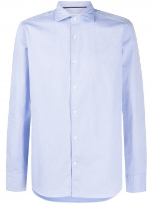 Рубашка Camisa Tintoria Mattei. Цвет: синий