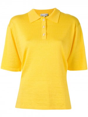 Рубашка поло pre-owned Christian Dior. Цвет: желтый
