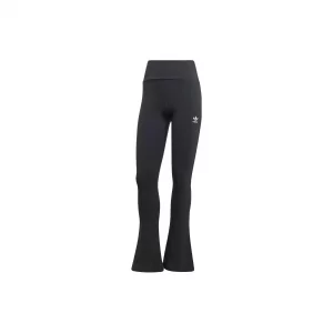 Женские расклешенные брюки в рубчик Originals Essentials с логотипом, черные II8056 Adidas