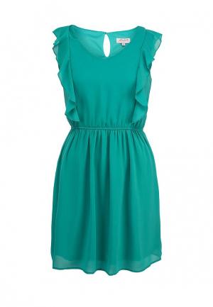 Платье Girlondon. Цвет: зеленый