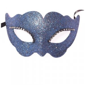 Синяя венецианская маска (6689) Giacometti. Цвет: синий