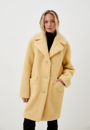 Шуба GRV Premium Furs. Цвет: желтый