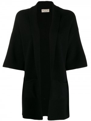 Maryya кардиган-пальто с укороченными рукавами Ma'ry'ya. Цвет: черный