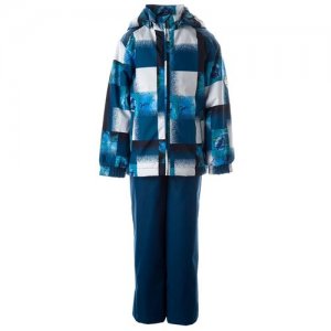 Комплект верхней одежды размер 116, синий, бирюзовый Huppa. Цвет: бирюзовый