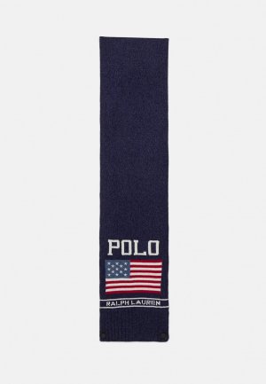 Шарф Flag Scarf Unisex , цвет navy/multi Polo Ralph Lauren