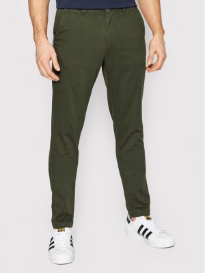 Узкие брюки чиносы, зеленый Jack&Jones