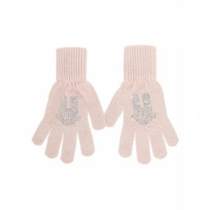 Перчатки , размер 3-5 лет, розовый mialt. Цвет: бледно-розовый/розовый