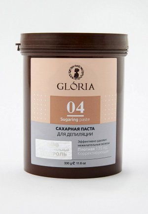 Паста для шугаринга Gloria Sugaring & Spa сахарная, плотная, 04, GLORIA, 330 г. Цвет: прозрачный