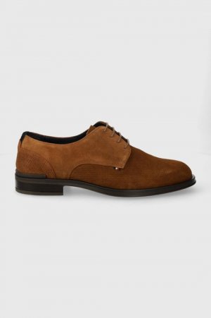 Замшевые туфли CORE TEXTURED SDE SHOE , коричневый Tommy Hilfiger