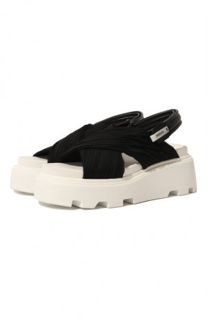 Комбинированные сандалии Premiata. Цвет: чёрный