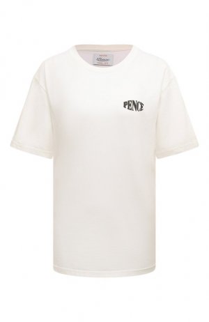 Хлопковая футболка Pence. Цвет: чёрно-белый