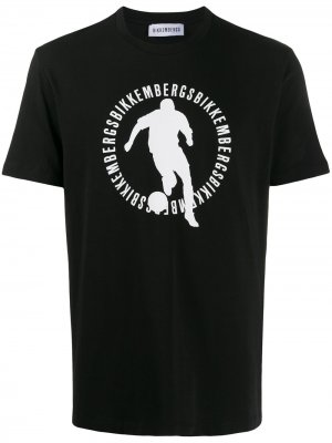Logo print T-shirt Dirk Bikkembergs. Цвет: черный